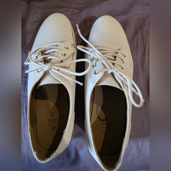 Call It Spring Cream Platform Shoes - Picture 2 of 8